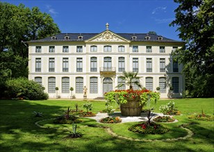 Summer palace and park, residential town of Greiz, Thuringia, Germany, Europe