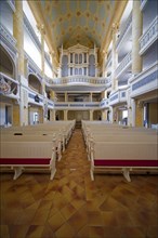 Protestant town church of St Mary with the organ, Kreutzbach-Jehmlich organ, interior view,