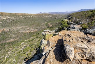 Rocks at the Blyde River Canyon, Upper Viewpoint, canyon landscape, Panorama Route, Mpumalanga,