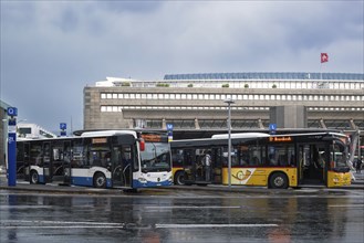 Railway station Bus Terminal VBL Bus and Postbus