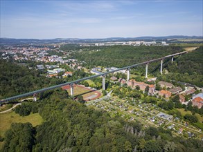 The new bridge on the Pirna southern bypass will be 916 metres long, 70 metres high and require 7,