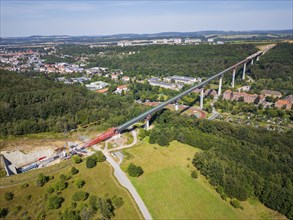 The new bridge on the Pirna southern bypass will be 916 metres long, 70 metres high and require 7,