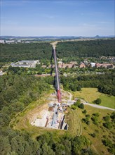 The new bridge on the Pirna southern bypass will be 916 metres long, 70 metres high and require 7,