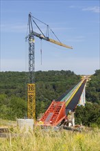 The new bridge on the Pirna southern bypass will be 916 metres long, 70 metres high and require 7,