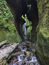 Waterfall Sombrio Beach. Vancouver Island British Columbia, Canada, North America