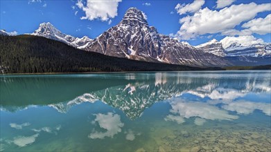 Upper Waterfowl Lake Alberta, Canada, North America