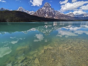 Upper Waterfowl Lake er Alberta, Canada, North America