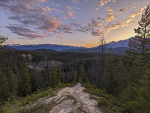 Sunset Jasper Alberta, Canada, North America