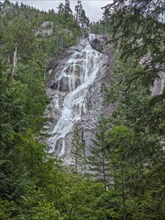 Shannon Falls. British Columbia, Canada, North America