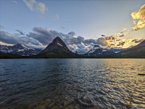 Many Glacier in Glacier National Park. Montana, United States, North America