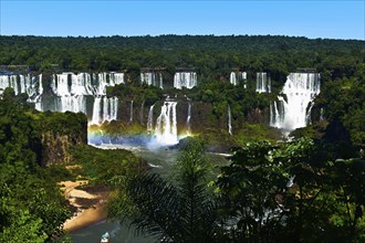 Iguacu Falls. Foz do Iguacu Parana, Brazil, South America