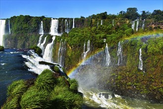 Iguacu Falls. Foz do Iguacu Parana, Brazil, South America