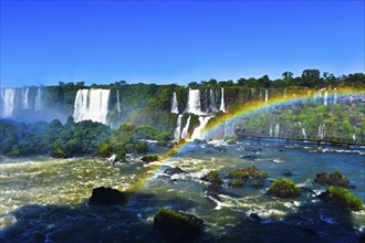 Iguacu Falls. Foz do Iguacu Parana, Brazil, South America