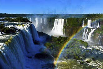 Iguacu Falls. Foz do Iguacu Parana, Brazil, South America