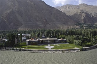 Jamatkhana, place of worship for the nizari ismaili community (Khorog, Tajikistan)