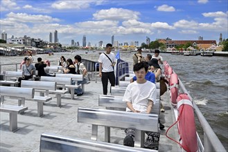 Chao Phraya Tourist Boat, Bangkok, Thailand, Asia