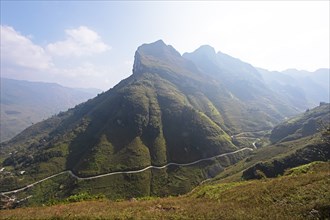 Ma Pi Leng Pass, Dong Van Karst Plateau UNESCO Global Geopark, Ha Giang Province, Vietnam, Asia