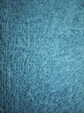 Blue cotton towel texture, AI generated