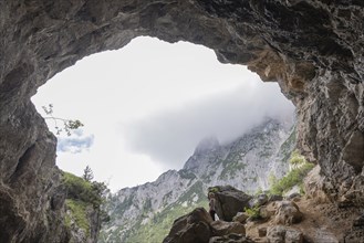 Birnbachloch, natural monument, rock, water, Leoganger Steinberge, Pinzgau