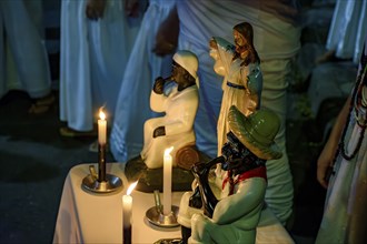 Ceremony honoring the entities and deities present in Umbanda and Candomble in Brazil, Brazil,