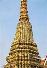 Architectural detail, chedi stupa, Wat Pho complex, Bangkok, Thailand, Asia