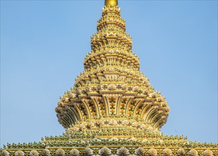 Architectural detail, chedi stupa, Wat Pho complex, Bangkok, Thailand, Asia