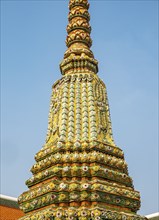 Architectural detail, chedi stupa, Wat Pho complex, Bangkok, Thailand, Asia