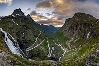 Trollstigen Mountain Road, near Ã…ndalsnes, More og Romsdal, Norway, Europe