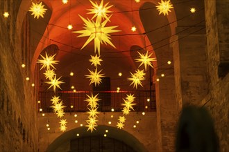 Christmas market at Königstein Fortress in Saxon Switzerland