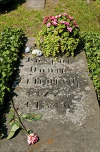 Trinitatis Cemetery grave of Caspar David Friedrich. The Trinitatis Cemetery in Dresden's