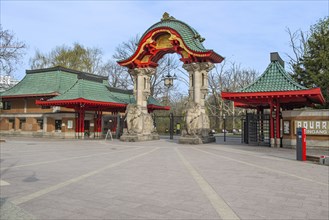 Elephant Gate, Berlin Zoo Entrance, Germany, Europe