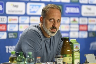 Press Conference, PK, Coach Coach Peregrino Matarazzo TSG 1899 Hoffenheim, PreZero Arena, Sinsheim,