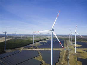 The energy parks in Schipkau are several wind and solar parks on the site of the former Klettwitz