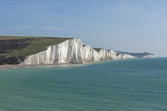 White Cliffs, Seven Sisters, Cuckmere Haven, East Sussex, England, Great Britain