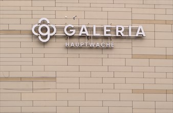 Galeria Kaufhof Hauptwache, department stores' chain, logo, Frankfurt am Main, Hesse, Germany,