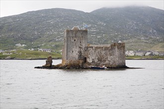 Kisimul castle dating from the sixteenth century and home of the MacNeil clan, Castlebay, Barra,