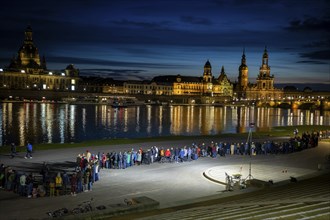 On 13 and 14 February 1945, Dresden was heavily destroyed in three Allied bombing raids. Every