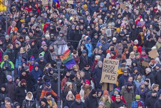 Several thousand people protested on Sunday in Dresden and elsewhere, against the AfD and in favour