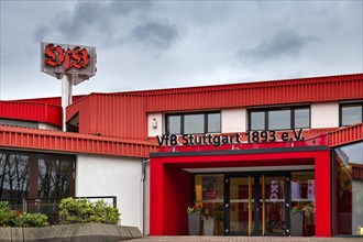 VfB Stuttgart office, Logo, Stuttgart, Baden-Württemberg, Germany, Europe