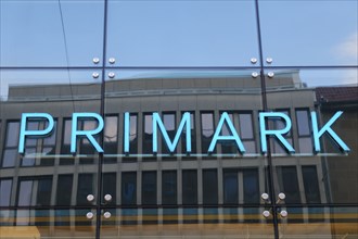 Primark, facade with sign and logo, Essen, Ruhr area, North Rhine-Westphalia, Germany, Europe