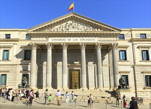 Palacio de las Cortes, Congreso de Los Diputados, Congress of Deputies, Houses of Parliament,