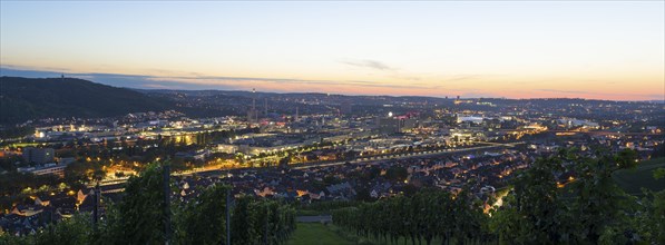 Stuttgart-Untertürkheim, industry, Mercedes-Benz plant, city view, Stuttgart, Baden-Württemberg,