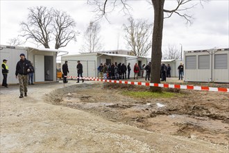 Open day at the Sporbitz refugee shelter