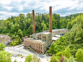 Lost Places Eventlocation Altes Kraftwerk im grünen Wald, Rottweil, Germany, Europe