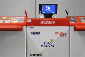 Swisslos Euromillions Lotto exhibition stand