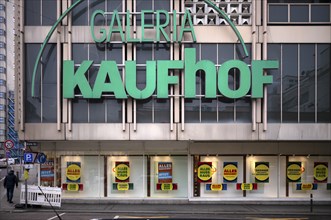 Galeria Kaufhof department stores' chain, logo, SALE, clearance sale, Stuttgart, KönigsstraÃŸe,