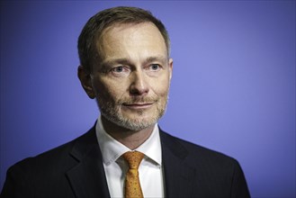 Christian Lindner, Federal Minister of Finance, photographed during a press statement after a