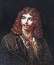 Jean Baptiste Poquelin Moliere 1622-1673, French comedy writer and actor. From the book Gallery of