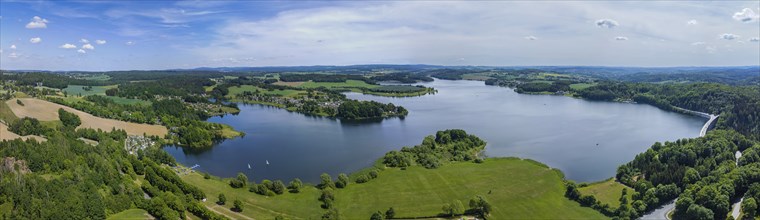 The Pöhl dam is the second largest dam in Saxony in terms of storage capacity and the third largest