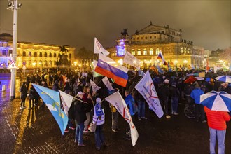 Demo of right-wing forces in Dresden